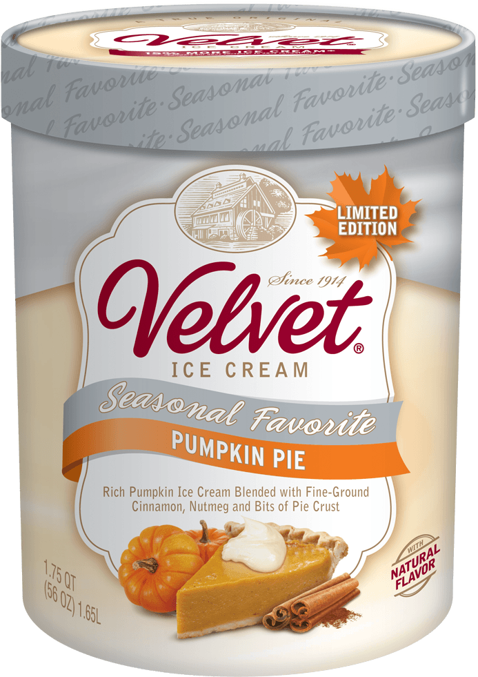 Seasonal Pumpkin Pie - Vanilla Velvet Ice Cream (749x1024), Png Download