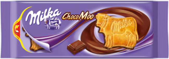 Milka Choco Moo Biscuits (600x315), Png Download
