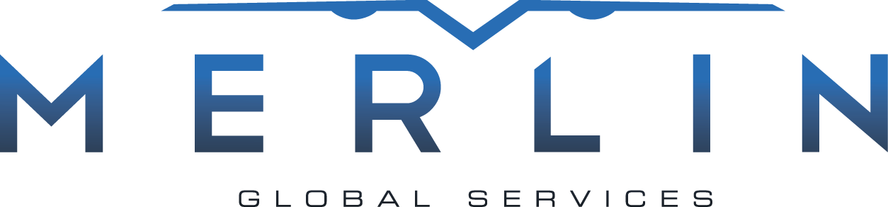 Mri Logo - Merlin Global Services Logo (1254x292), Png Download