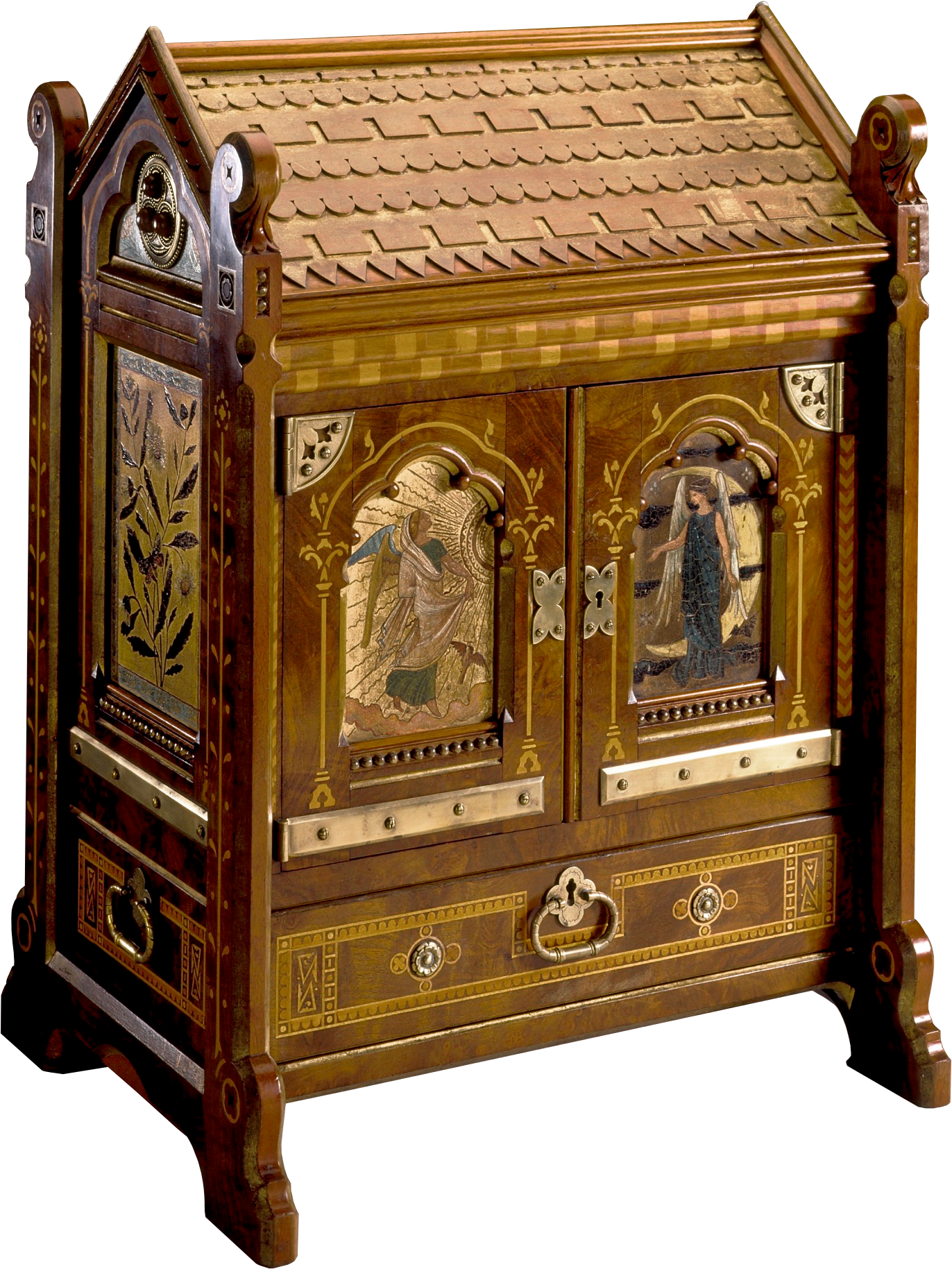 Jewellery Casket Casket Antique 947121 - Jewelry Casket (1730x2100), Png Download