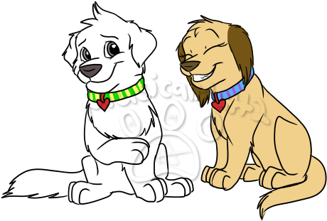 Asriel And Frisk - Frisk And Asriel Dog (500x500), Png Download