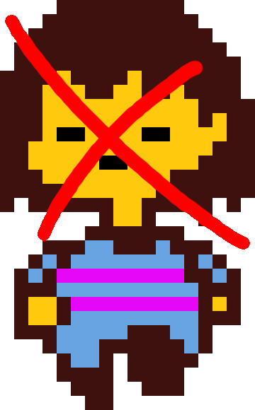 Frisk Y Chara Sprites (360x580), Png Download