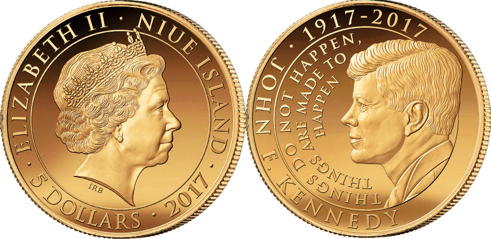 Jfk - Coin (994x484), Png Download