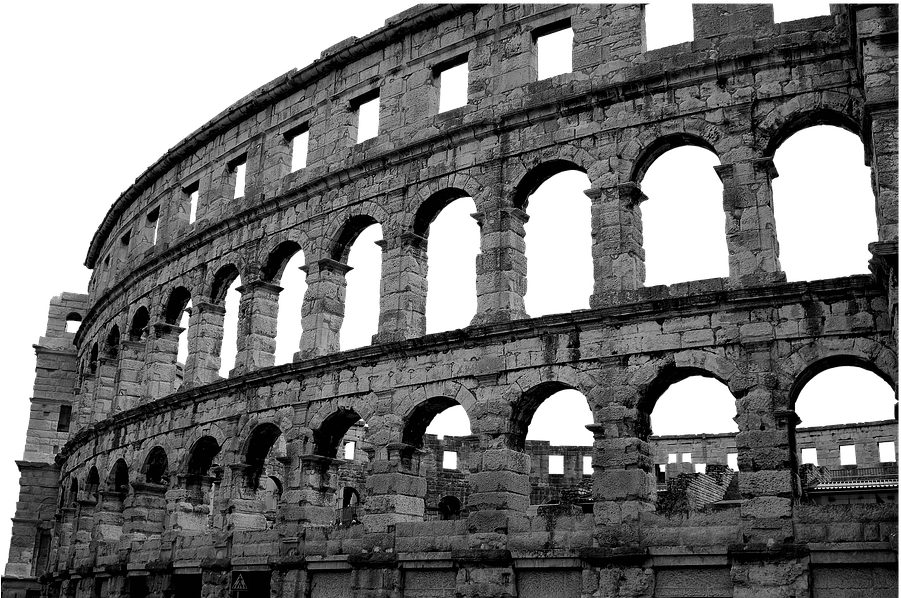 Psd, Isolated, Colosseum, Rome, Building, Romans - Aeneidos: Liber I; Paperback; Author - Virgil (960x642), Png Download
