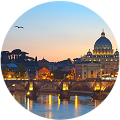 Hop On Off River Tour By Rome Boat Experience - Ponte Sant'angelo (420x420), Png Download