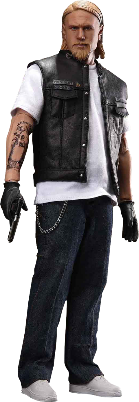 Jax Teller Sixth Scale Figure - Sons Of Anarchy - Jax Teller 12" 1:6 Scale Action Figure (480x1381), Png Download
