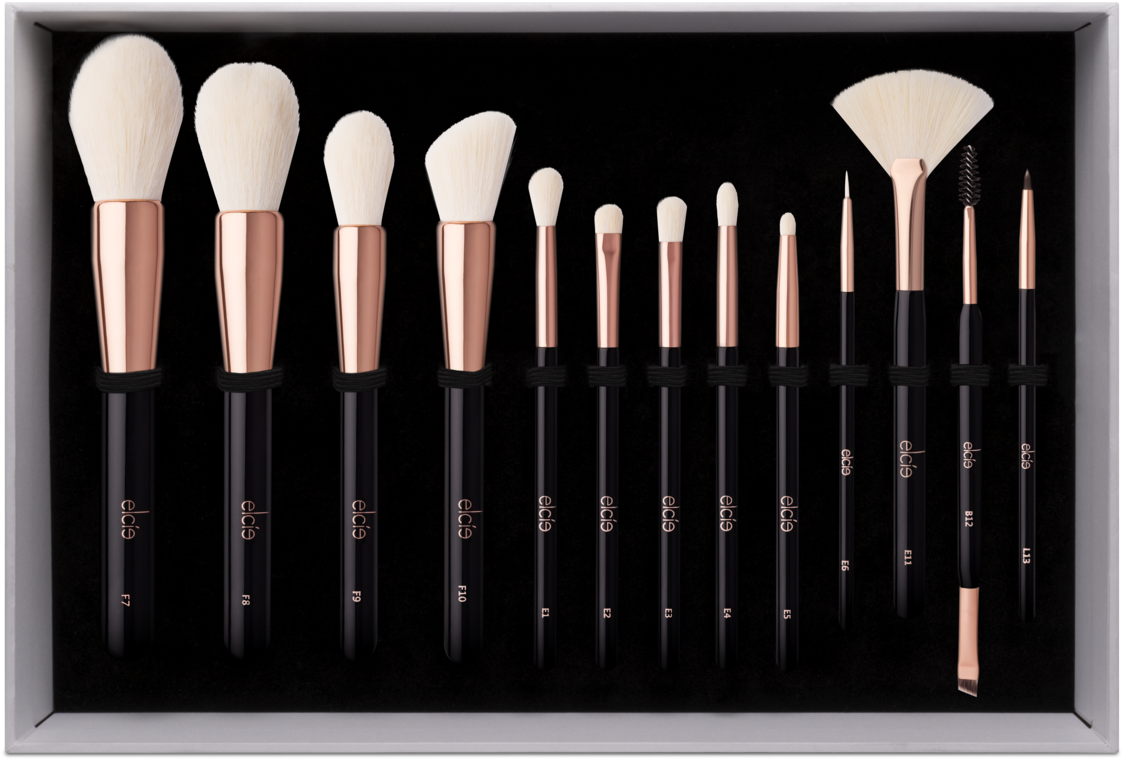 Complete Brush Collection - Cosmetics (1160x951), Png Download