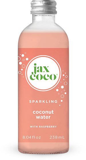 Raspberry - Jax Coco Pure Coconut Water (301x561), Png Download