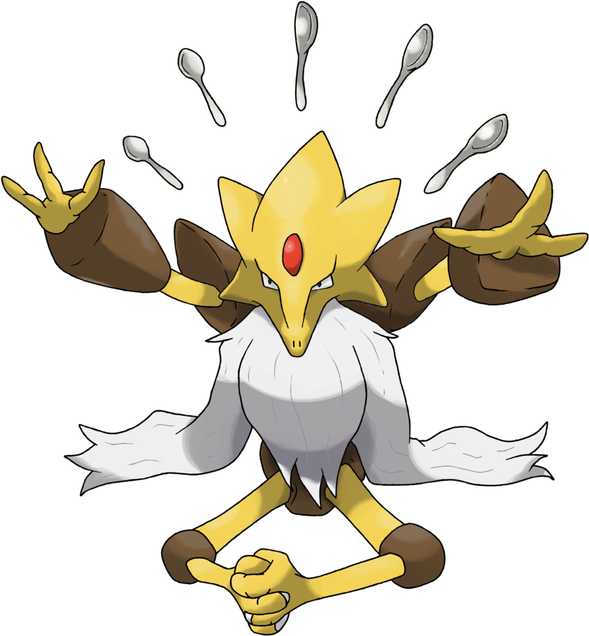Mega Alakazam By Theangryaron-d6sahi5 - Alakazam Shadow Pokemon Go (858x932), Png Download