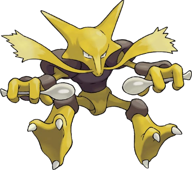 View Alakazam , - Pokemon Alakazam Png (395x350), Png Download