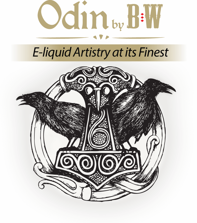 Odin By Bw - Thor's Hammer Raven Tattoo (750x848), Png Download