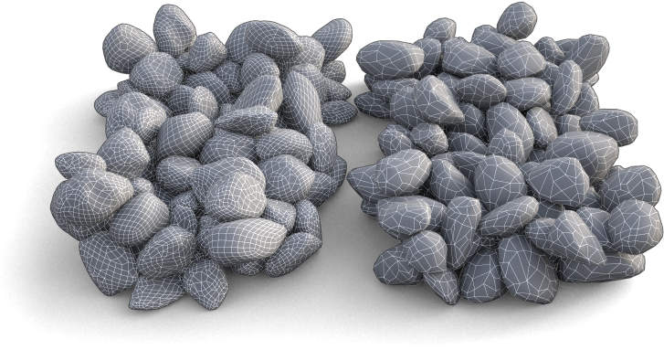 Mesh Scale Vs - Gravel 3ds Max Tutorial (760x400), Png Download