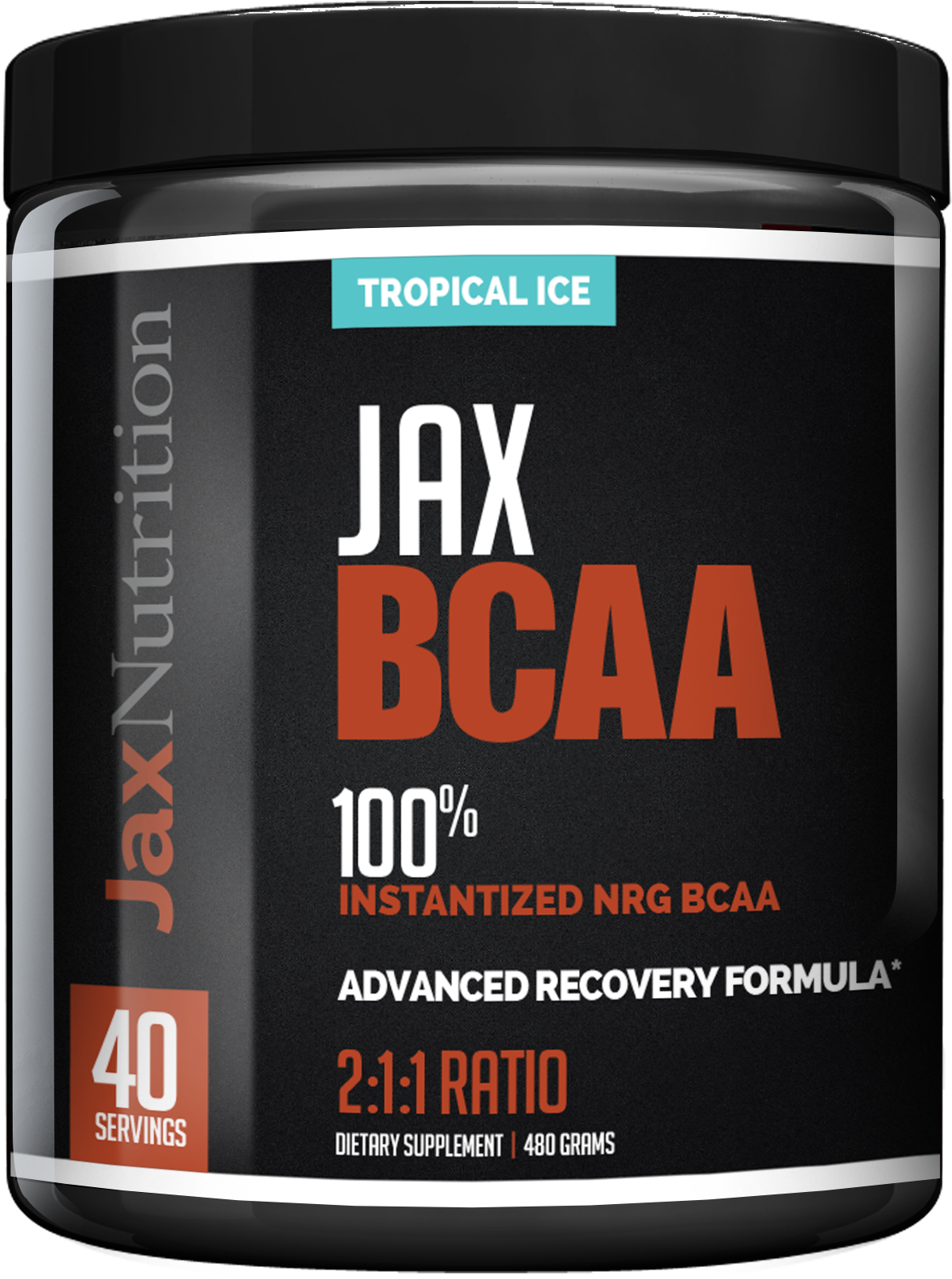 Jax Bcaa Nrg Tropical Ice - Caffeine (2100x2100), Png Download