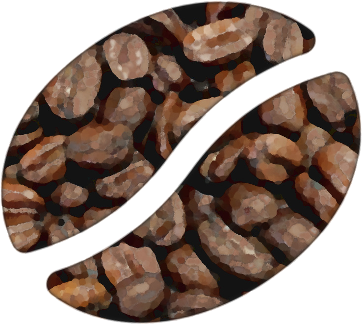 Potatoes, Eggs, And Coffee Beans - Java Coffee Beans (800x800), Png Download