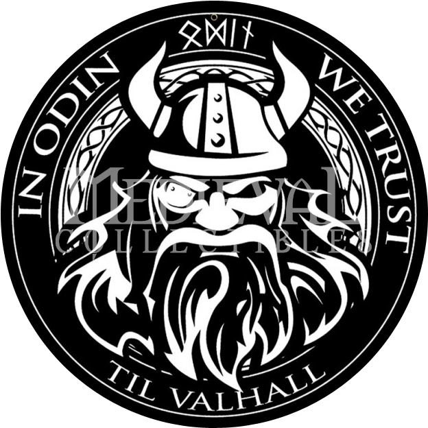 The God Of Battle And Death Among Other Things - Odin We Trust Til Valhall (650x650), Png Download