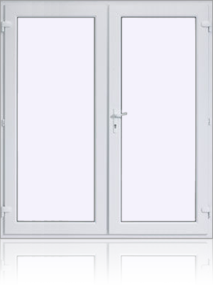 French Doors Available In Mirfield, Dewsbury, Odsal, - Glass Front Door Png (300x400), Png Download
