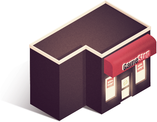 Gamestop (525x418), Png Download