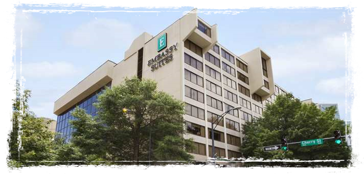 Embassysuites-glassdoor (712x342), Png Download