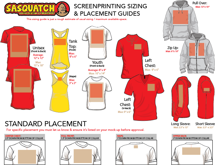 Sasquatch Screen Printing & Embroidery - Sasquatch Screen Printing (792x612), Png Download