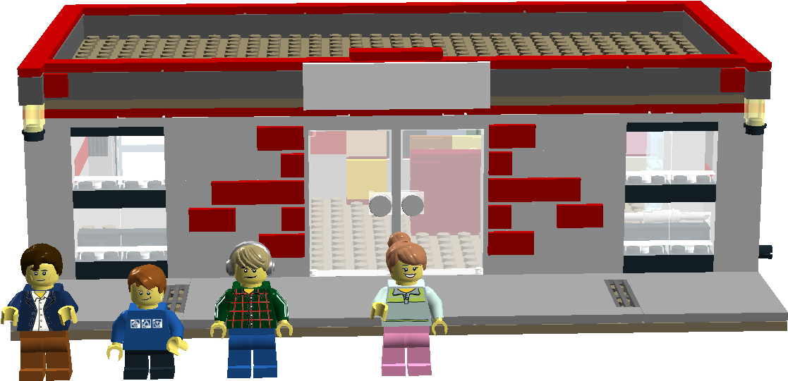Modular Gamestop - Lego (1290x747), Png Download