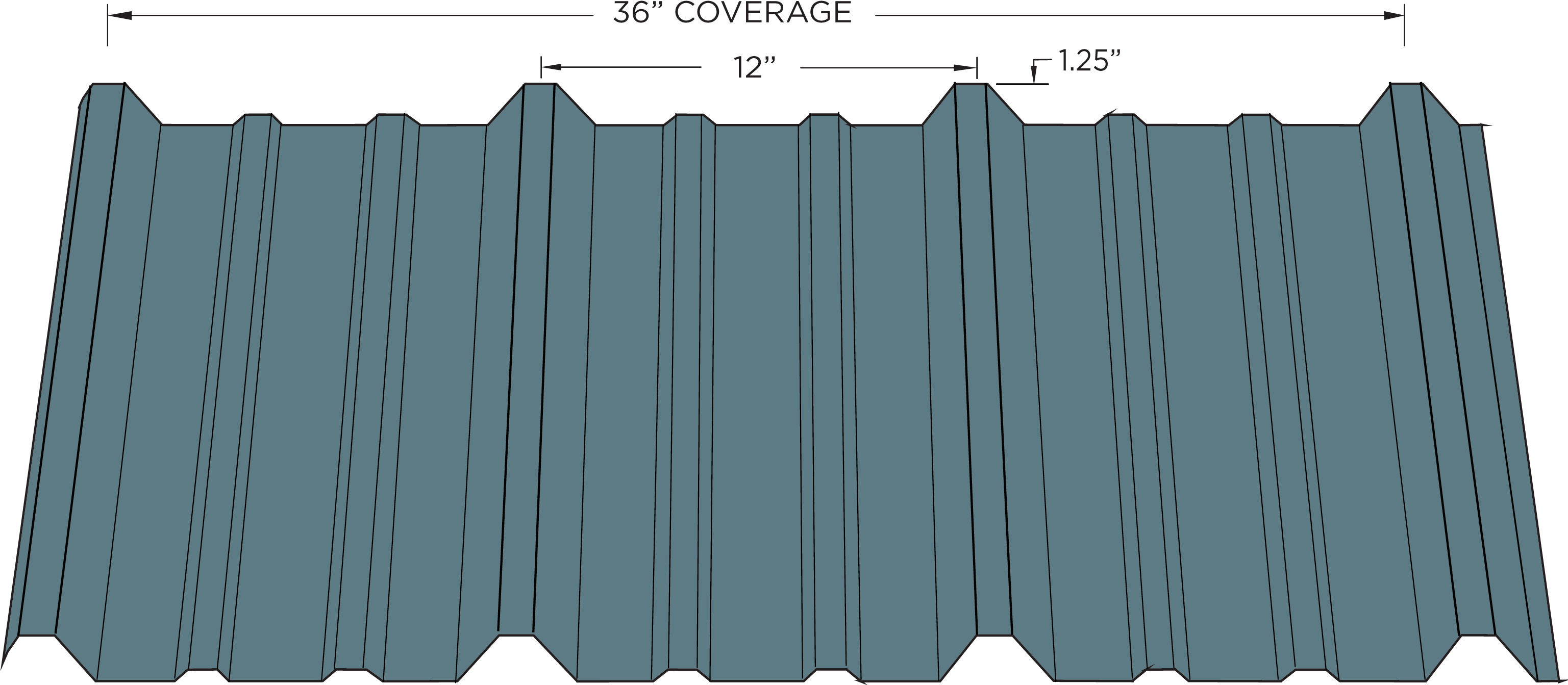 Pbr-1236® - Picket Fence (3078x1350), Png Download