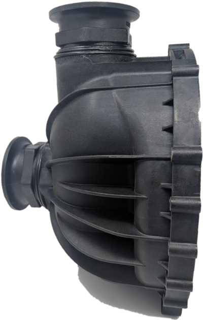 1543p Pump Housing 3" Uf Replace Black/green Threaded - Pump (462x648), Png Download