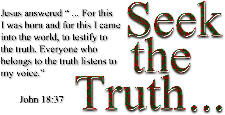 Seek The Truth 800px - Seek The Truth (800x416), Png Download