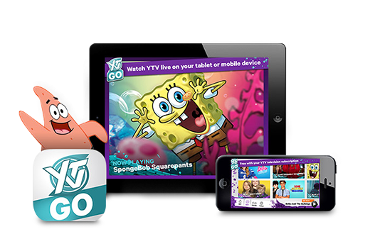 Get The Ytv Go App For Ios Or Android - Star Cutouts Cut Out Of Spongebob Squarepants Surprise (520x347), Png Download