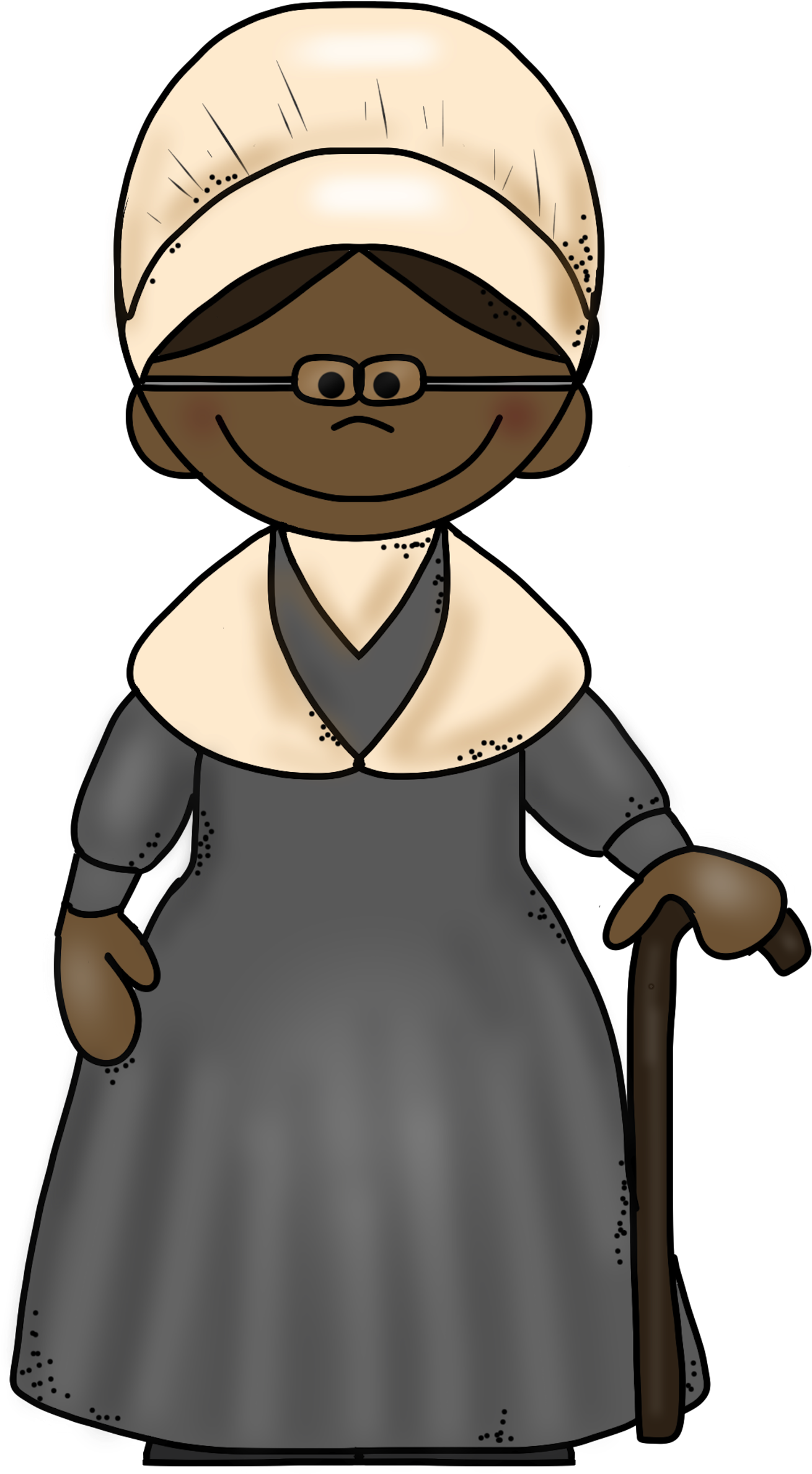 Sojourner Truth Clipart - Abolitionist And Suffrage Movement Drawing (1325x2400), Png Download