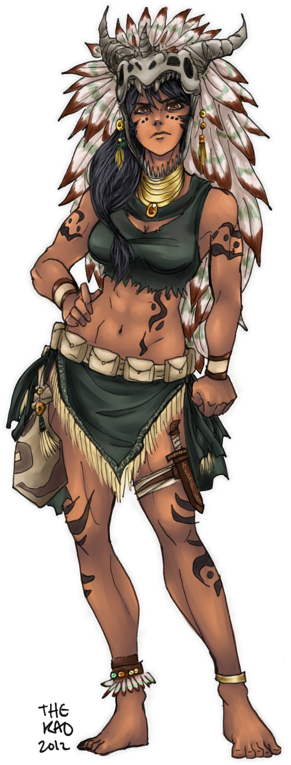 Barbarian // This Whole Design - Barbarian Girl (700x1600), Png Download