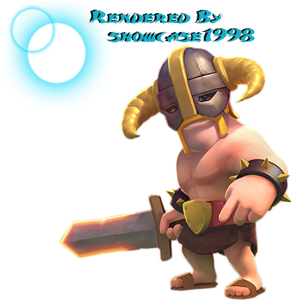 Clash Royale Dark Barbarian (450x444), Png Download