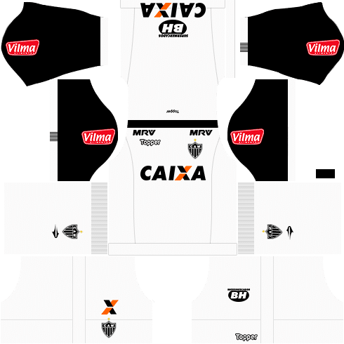 Kit Atletico Mineiro Dls17 Fora De Casa 17-18 - Arema Kit Dls 2017 (490x490), Png Download