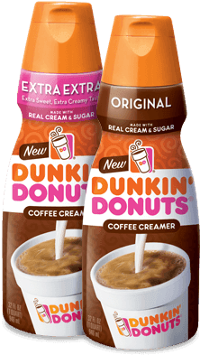 If You Love Dunkin Donuts Creamer You Can Pick Up The - Dunkin Donuts Coffee Creamer, Chocolate - 32 Fl Oz (350x400), Png Download