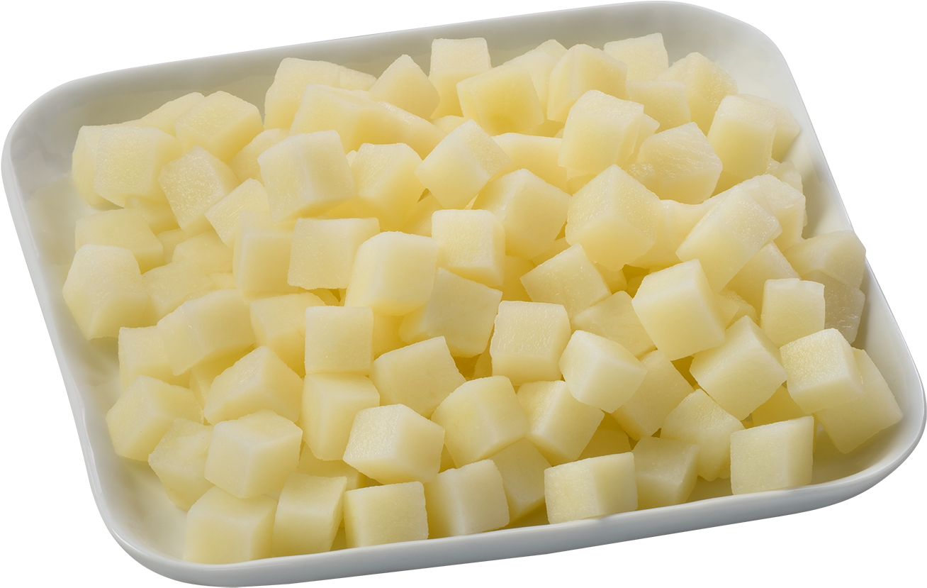 Potatoes - Diced Potatoes (1321x1017), Png Download