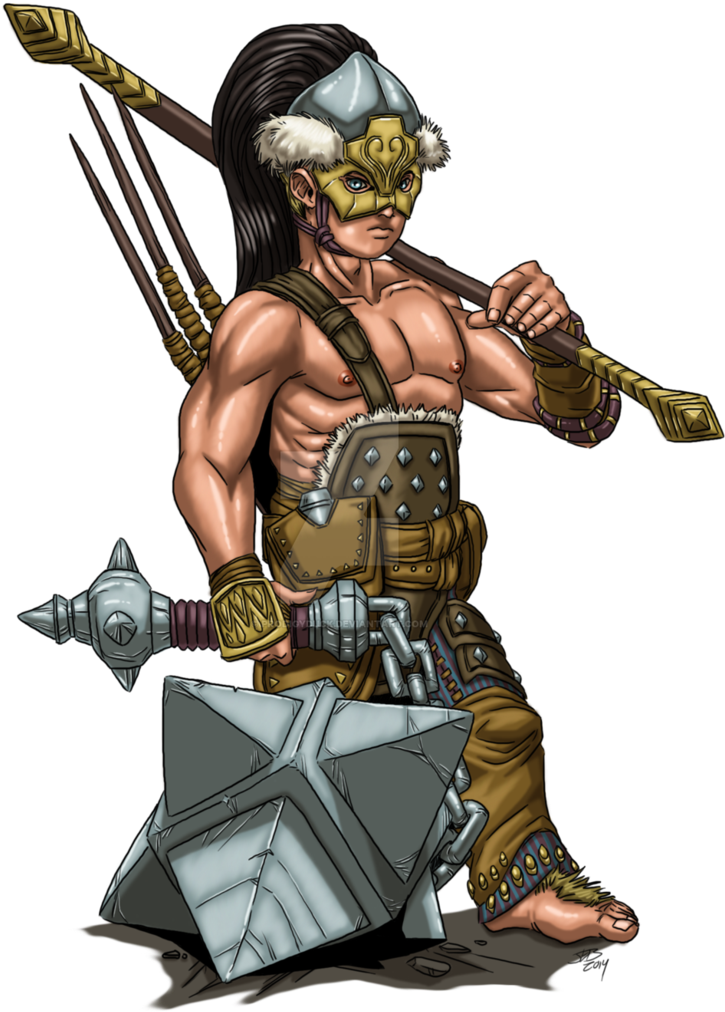 Halfling Barbarian By Prodigyduck On Deviantart - Halfling Barbarian Dnd (785x1017), Png Download