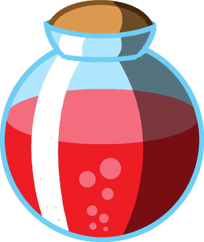 Dragonstar Images - Health Potion Transparent (864x1022), Png Download