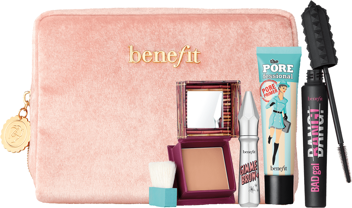 Sweeten Up Butter Cup - Benefit Cosmetics Sweeten Up Buttercup Makeup Set (1220x1380), Png Download