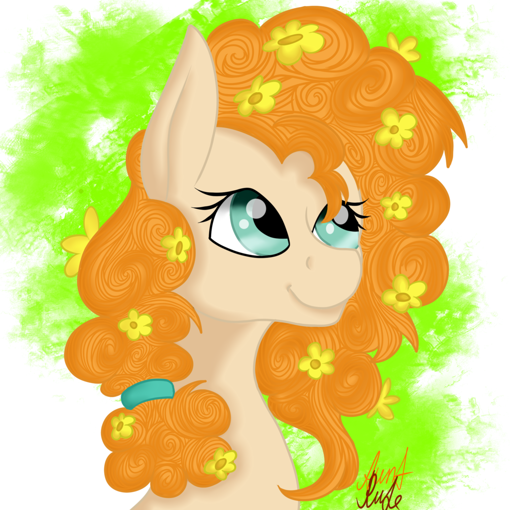 Auntrude, Buttercup, Earth Pony, Female, Flower, Flower - Cartoon (1024x1024), Png Download