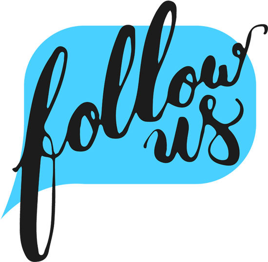 Follow Us - Follow Us Logo Png (1000x548), Png Download