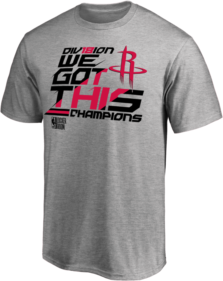 Men's Houston Rockets Division Champion Locker Room - T Shirt Boston Celtics (1024x1024), Png Download