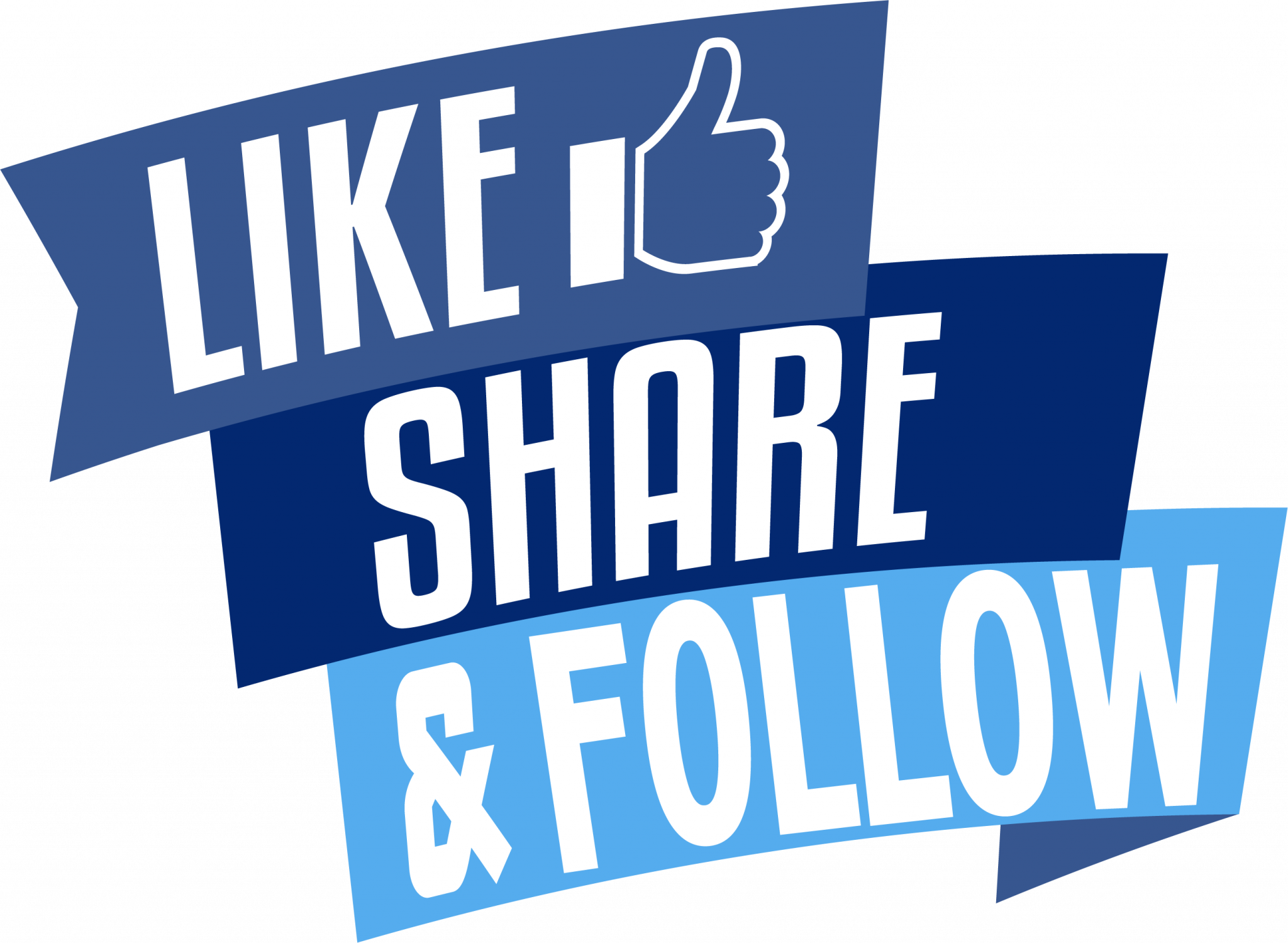 Download Like Share & Follow - Like And Share Vector PNG Image with No ...