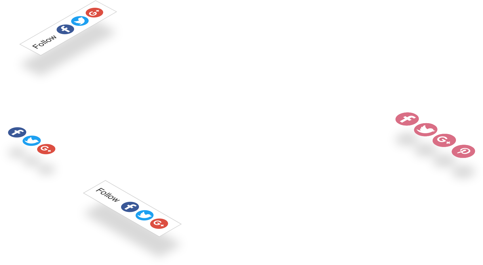 The Header Follow Buttons Are Perfect For Long Form - Graphic Design (2660x1408), Png Download