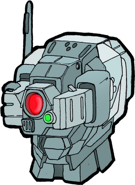 Mega Robot Head - Robot (618x618), Png Download