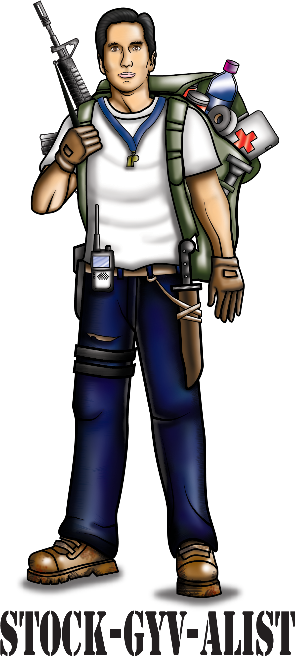 Survivor Man Decal Figure And Text No Border - Survivor Strongpurple Shower Curtain (1240x2700), Png Download