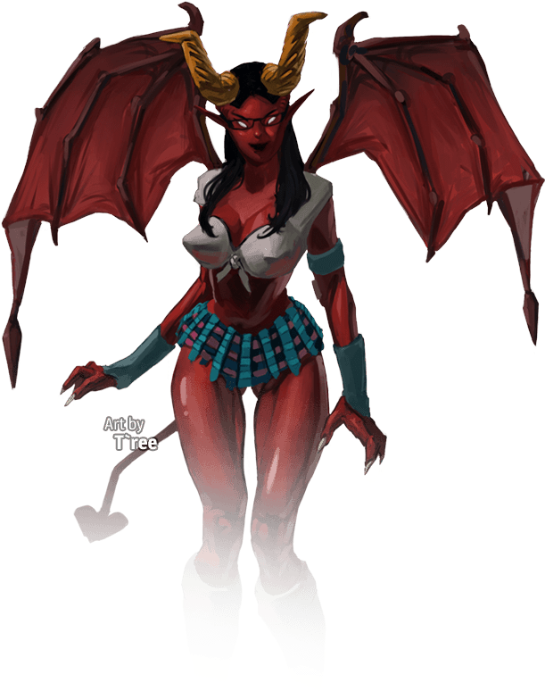 Succubus Incubus Png (1341x974), Png Download