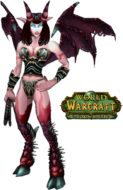 World Of Warcraft Succubus Art - World Of Warcraft Succubus Model (499x750), Png Download