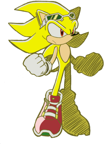 Super Sonic Images Super Rider Wallpaper And Background - Imagenes De Super Sonic Riders (353x500), Png Download