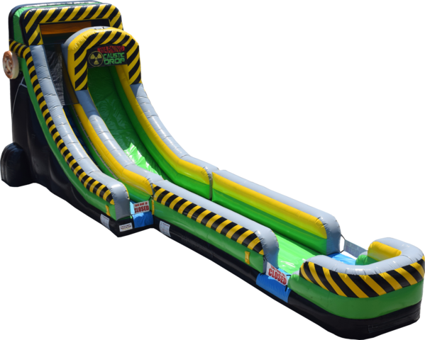 20ft Caustic Drop Slide Water Slide - Bounce & Play Llc: (599x480), Png Download