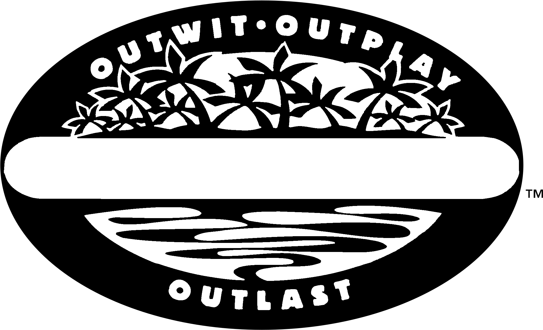 Survivor Logo Black And White - Mattel Survivor Outwit Outlast Game (2400x2400), Png Download