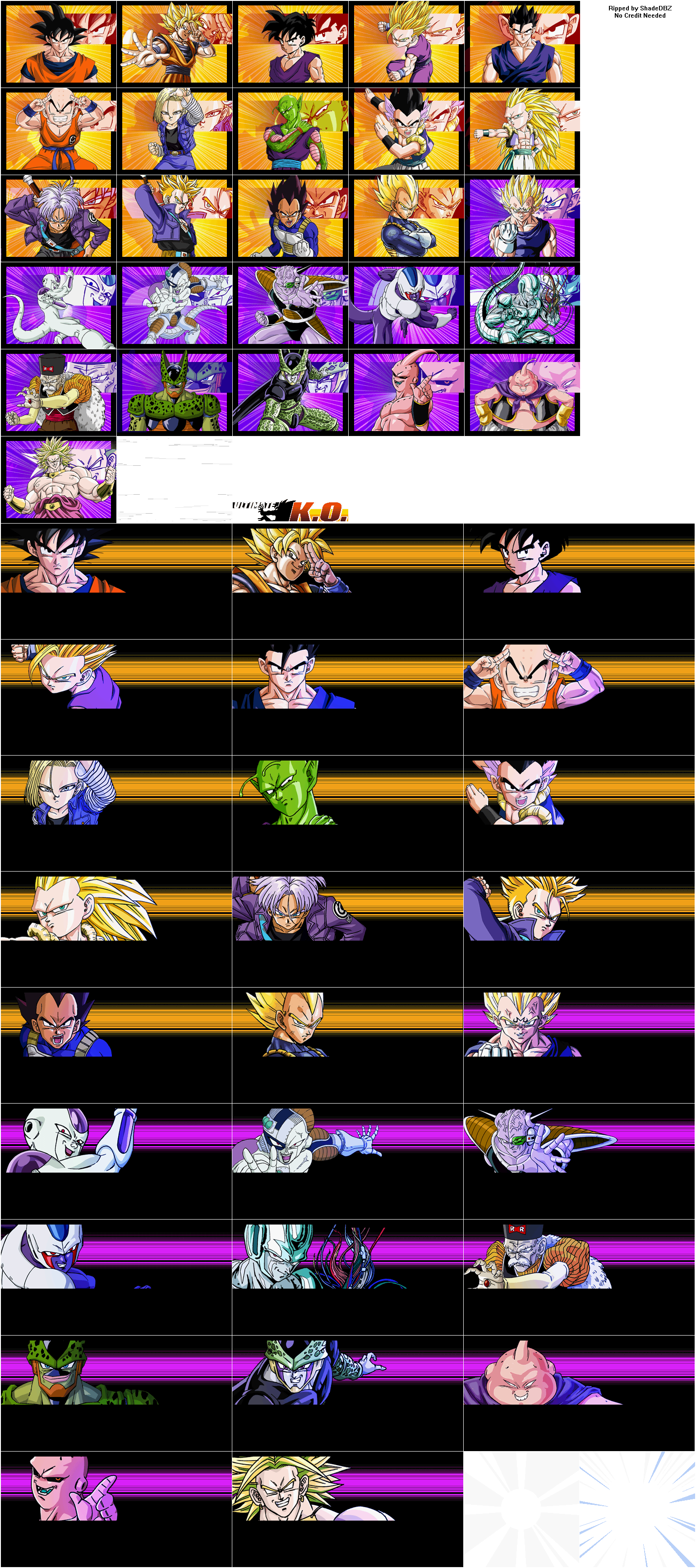 Click For Full Sized Image Ultimate K - Dbz Supersonic Warriors 2 Ultimate Ko (1543x3474), Png Download